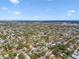 Sweeping aerial view of a neighborhood featuring diverse housing and mature trees under a clear sky at 4205 1St N Ave, St Petersburg, FL 33713