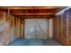 View from inside the garage, showing the overhead garage door at 4586 12Th N Ave, St Petersburg, FL 33713