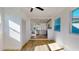 Light-filled living room seamlessly connects to a bright kitchen with modern appliances at 4586 12Th N Ave, St Petersburg, FL 33713