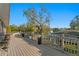 Spacious outdoor deck featuring a table and chairs, perfect for relaxation and outdoor enjoyment at 5713 23Rd S Ave, Gulfport, FL 33707