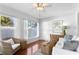 Inviting living room featuring natural light, tasteful décor, and comfortable seating at 5713 23Rd S Ave, Gulfport, FL 33707