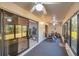 Enclosed porch with multiple windows and views at 6701 River Run Blvd, Weeki Wachee, FL 34607