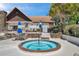 Relaxing spa with clear blue water and outdoor seating at 6701 River Run Blvd, Weeki Wachee, FL 34607