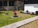 Landscaped front yard with decorative plants and sidewalk at 710 Seminole, Clearwater, FL 33755