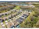 An aerial photograph showing the layout of homes in a vibrant community at 9802 Carabiner Way, Land O Lakes, FL 34637