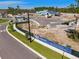 Aerial shot of a community construction site, showcasing progress and future development at 9802 Carabiner Way, Land O Lakes, FL 34637