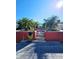 A large backyard with mature landscaping and backyard dock at 13633 Britton Dr, Hudson, FL 34667