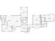 Detailed floor plan showcasing layout of rooms, including kitchen, bedrooms, and bathrooms at 2005 N Pointe Alexis Dr, Tarpon Springs, FL 34689