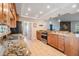Modern kitchen with granite countertops, stainless steel appliances, and ample cabinet space at 217 2Nd Sw St, Largo, FL 33770