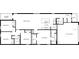 Detailed floor plan showcasing the layout with four bedrooms, two bathrooms, a spacious great room and a two-car garage at 3063 Pink Gerbera Sq, Plant City, FL 33566
