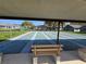 Covered shuffleboard courts offer a fun and social activity for residents, adding to the community's appeal at 38339 Eucalyptus Dr, Zephyrhills, FL 33542