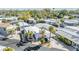 Aerial shot of home showcasing a covered carport and vibrant landscaping in a peaceful setting at 4851 W Gandy Blvd # B3L35, Tampa, FL 33611