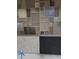 Sample of kitchen countertop surfaces with multicolored tile backsplash detail at 4910 Pond Ridge Dr, Riverview, FL 33578