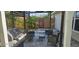 Backyard patio with seating and grill at 522 Mclennan St, Clearwater, FL 33756