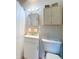 Bathroom with a vanity, toilet and shower at 7050 Sunset Way # 26, St Pete Beach, FL 33706