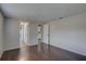 Spacious bedroom featuring hardwood floors and neutral wall color, creating a serene atmosphere at 7314 Princeton Dr, Hudson, FL 34667