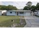 Charming single-story home featuring a stone facade and a well-maintained front yard at 7314 Princeton Dr, Hudson, FL 34667