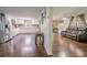 Bright, open floor plan connecting living room and updated kitchen at 12303 Greenland Dr, Riverview, FL 33579