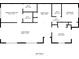 Detailed floor plan of the home with dimensions for the primary bedroom, kitchen, living room, and bathrooms at 12406 Eagleswood Dr # C, Hudson, FL 34667