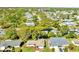Neighborhood aerial showcasing the lush greenery and tightly packed homes at 1489 Dundee Dr, Palm Harbor, FL 34684