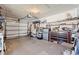 Spacious garage with ample storage and workspace for projects and vehicles at 1489 Dundee Dr, Palm Harbor, FL 34684