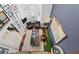 Overhead shot of home office featuring modern decor and bright lighting at 16312 Palmettoglen Ct, Lithia, FL 33547