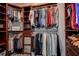 Spacious closet with shelving and hanging rods for ample storage at 18715 Lakeshore Dr, Lutz, FL 33549