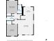 Detailed floor plan illustrating the layout of the home, including the living room, kitchen, bedrooms, and bathrooms at 2505 53Rd S St, Gulfport, FL 33707