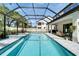 Beautiful pool with spa and covered enclosure at 2911 Silva Wood Dr, Valrico, FL 33596