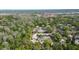 Beautiful aerial view of property surrounded by green landscaping at 4031 Bluff Oak Ct, Palm Harbor, FL 34684