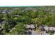 A beautiful aerial view of the property in a treelined community at 4031 Bluff Oak Ct, Palm Harbor, FL 34684