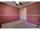 Comfortable bedroom featuring neutral carpet and a closet for storage at 4031 Bluff Oak Ct, Palm Harbor, FL 34684