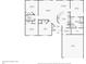 Detailed floorplan showcasing the layout with bedrooms, bathrooms, kitchen, and living areas at 5134 Jenson Ave, Spring Hill, FL 34608