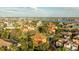 Beautiful aerial view of waterfront homes in an upscale residential neighborhood with lush landscaping at 5910 La Rosa Ln, Apollo Beach, FL 33572