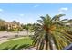 Neighborhood street with mature palm trees, manicured lawns, and a well maintained roadway at 5910 La Rosa Ln, Apollo Beach, FL 33572