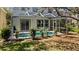 An outdoor pool with a screened enclosure for ultimate backyard privacy and enjoyment at 2442 Silvermoss Dr, Wesley Chapel, FL 33544