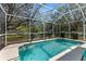 A refreshing backyard pool, screened in and ready for entertaining at 2442 Silvermoss Dr, Wesley Chapel, FL 33544