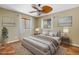 Inviting bedroom with a plush bed, soft colors, and stylish decor at 351 S Julia Cir, St Pete Beach, FL 33706