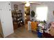 Well-lit home office with desk and ample storage space, perfect for work or study at 36624 Kay Ave, Zephyrhills, FL 33542
