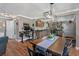 Well-lit kitchen and dining area featuring modern appliances, stylish cabinetry, and an open layout at 4808 4Th S Ave, St Petersburg, FL 33711