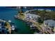 Waterfront community featuring condos with private docks, lush landscaping, and access to open water at 5196 Beach Se Dr # B, St Petersburg, FL 33705