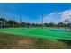 Outdoor basketball court on a sunny day, surrounded by lush greenery and trees with clear blue skies at 5196 Beach Se Dr # B, St Petersburg, FL 33705