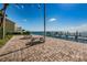 Picturesque dock area with seating, picnic tables, and waterfront views, perfect for relaxation and community gatherings at 5196 Beach Se Dr # B, St Petersburg, FL 33705