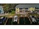 Waterfront home has boat docks, lush landscaping, and a two-story floor plan at 5196 Beach Se Dr # B, St Petersburg, FL 33705