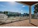 Brick-covered patio with waterfront views of boat docks and condo neighborhood at 5196 Beach Se Dr # B, St Petersburg, FL 33705