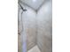 The shower features tiled walls and a rainfall shower head at 5196 Beach Se Dr # B, St Petersburg, FL 33705