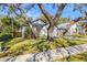 Charming home exterior with mature trees, manicured landscaping, and a well-maintained lawn at 9310 N Willow Ave, Tampa, FL 33612