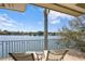Relax on this waterfront balcony with comfortable lounge chairs and serene water views at 950 Monterey Ne Pt, St Petersburg, FL 33704