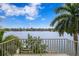 Breathtaking lake view from the balcony, showcasing lush greenery and city skyline at 950 Monterey Ne Pt, St Petersburg, FL 33704