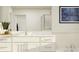 Elegant bathroom featuring a marble vanity, spacious shower, and modern fixtures for a spa-like experience at 11856 Blue Diamond Trl, Parrish, FL 34219